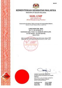 GMP certificate